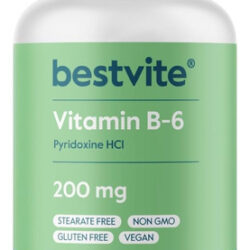 Bestvite Vitamina B-6 200mg (120 Cápsulas Vegetarianas) - Se