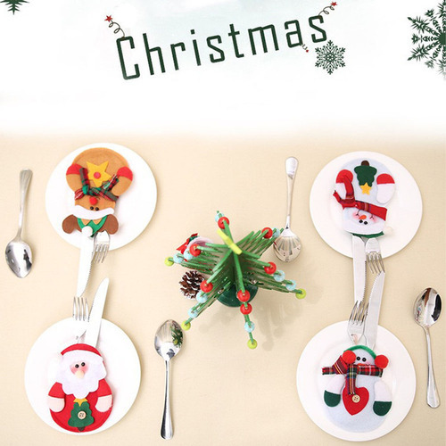 24 Picks De Natal Arranjo Enfeite Decora Natalina Mesa - Imagem 2