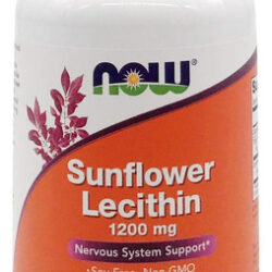 Now Foods Lecitina De Girassol 1200mg, 100 Contagem