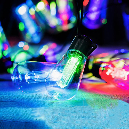 7m 20led Solar Water Drop Bulb String Luzes De Natal - Imagem 2