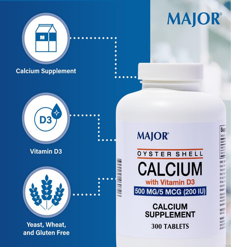 Cálcio De Casca De Ostra Principal Com Vitamina D3 500 Mg 5 - Imagem 4