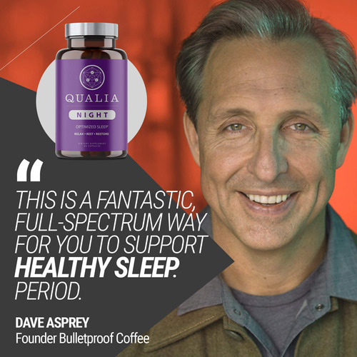 Coletivo Sleep Aid Neurohacker Qualia Night 100 Dias Guaran - Imagem 2