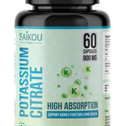 Citrato De Potássio 800 Mg Suplemento De Potássio De Alta Ab