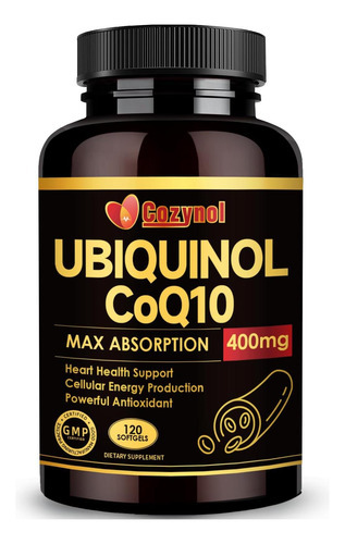 Ubiquunol Coqmg Softgels Com Vitamina E & Ômega-3, Coenzima