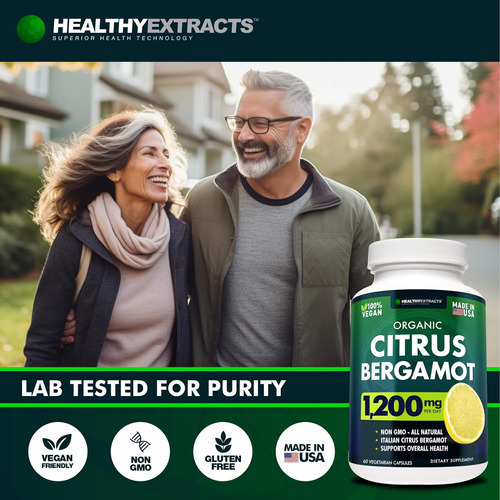 Citrus Bergamot 1200mg 60 Cápsulas - Suplemento Natural Com - Imagem 5