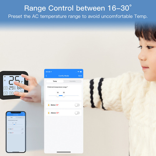 Sensor De Monitor De Termostato Compatível Com Alexa Ir Em C - Imagem 4