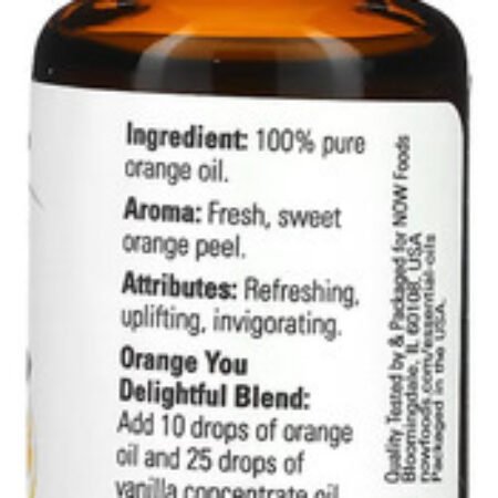 Óleo De Laranja Now Foods Orange Oil 30ml 3un - Imagem 2