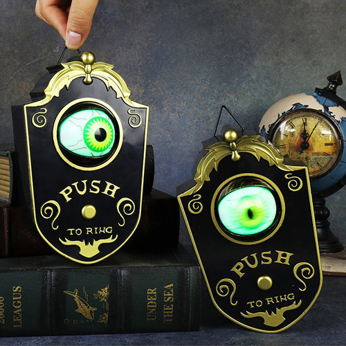 Campainha De Halloween Com Led Lightup Eyeball Sons Assustad - Imagem 7