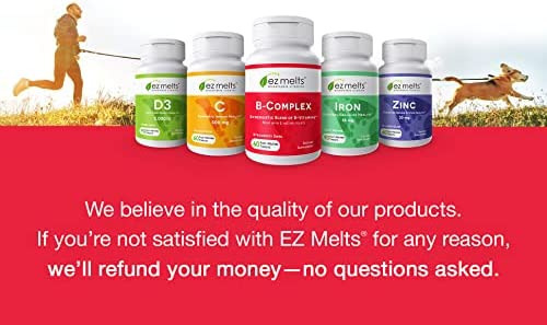 Vitamina B-12 Marca Ez Melts, 360 Mcg, 60 Comprimidos - Imagem 8
