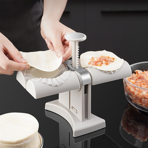 Acessórios De Cozinha Double Head Press Dumplings Mold - Imagem 4