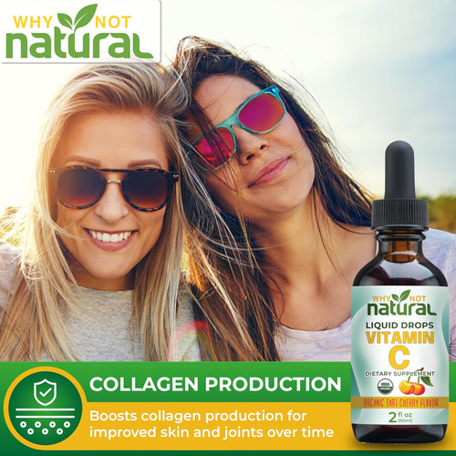 Por Que Não Suplemento De Gotas De Vitamina C Líquida Orgâni - Imagem 4