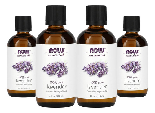Óleo De Lavanda Now Foods Lavender 118ml 4un
