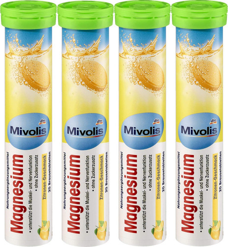 Comprimidos Efervescentes De Magnésio Mivolis - Suplementos