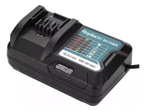 A Carregador Rápido De Bateria De Lítio 10,8-12v Para Makita - Imagem 3