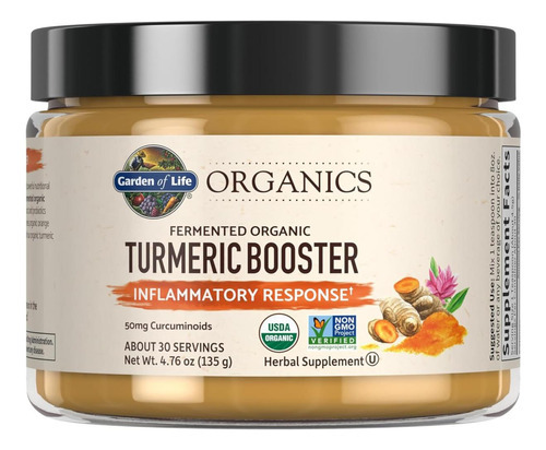 Pó De Resposta Inflamatória De Reforço De Cúrcuma Organics D