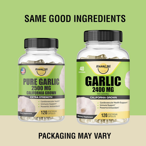 Cápsulas De Alho Mi Nutrition 2400 Mg - Feito Com Bulbos De - Imagem 3
