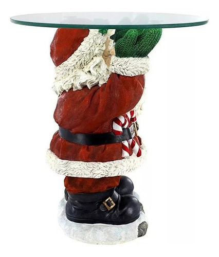 Bandeja Papai Noel Para Garçom Ornamento De Mesa Para Casa - Imagem 4