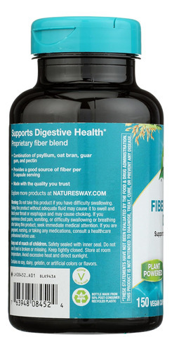 Natures Way Fiber Fusion Daily, Com Casca De Psyllium, Farel - Imagem 4