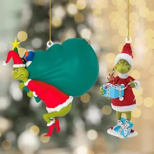 Nuevo 6 Grinch Doll Christmas Decoration Tree Hanging - Imagem 4