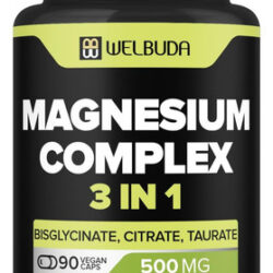 Complexo De Magnésio 3 Em 1 20% Purificado - 500 Mg De Bisgl