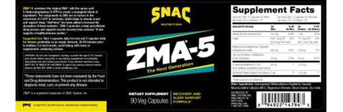Snac Zma-5 Suplemento Para Dormir, Promover Recuperação E Cr - Imagem 2