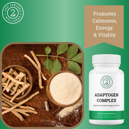 2nd Springs Adaptogen Complex Booster De Calma, Energia E Vi - Imagem 5