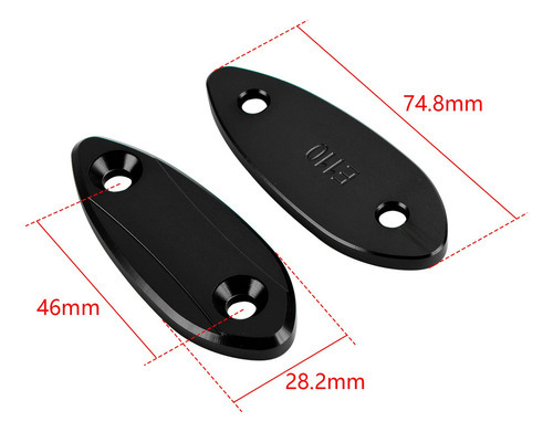 Placas De Espelho Pretas São Adequadas Para Kawasaki Zx-6r Z - Imagem 10