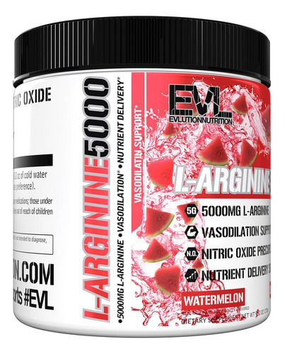 Evluição Nutrição Oxido Nítrico Booster L -arginina Suplemen - Imagem 4