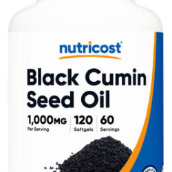 Suplemento Nutricost Óleo De Semente Preta (cominho) 120 Cáp