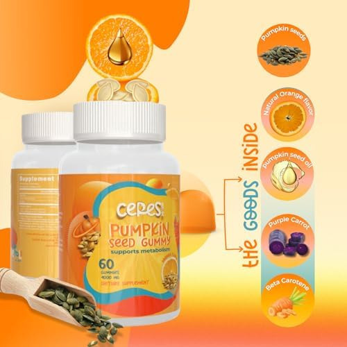 Gomas De Óleo De Semente De Abóbora 4.000 Mg Para Cresciment - Imagem 5