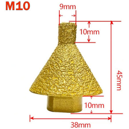 Q Broca Biselada De 38 Mm De Diâmetro, Broca Diamantada - Imagem 2