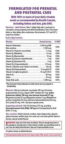 Jamieson Prenatal Multivitamínico Completo Com Suplemento Dh - Imagem 4
