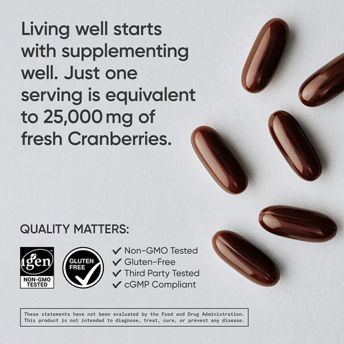 Suplemento Sports Research Cranberry Fruit Complex 90 Cápsul - Imagem 4