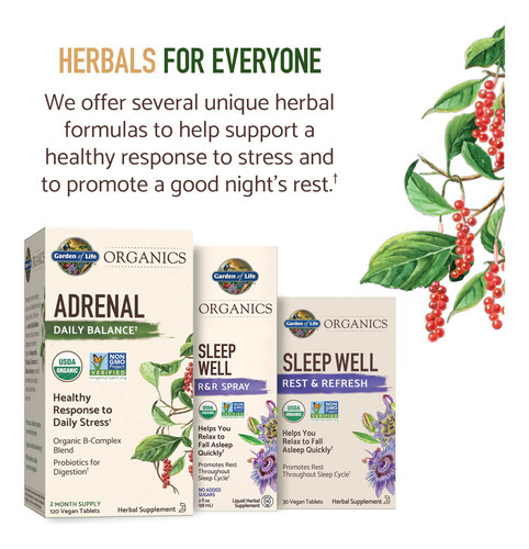 Suplemento Garden Of Life Organics Sleep Well 30 Comprimidos - Imagem 8