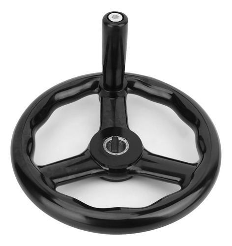 Y Volante De Torno De Baquelite Antiderrapante Preto De 3