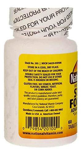 Suplemento Nutricional Nature"s Blend Stress Formula 60 Comp - Imagem 3