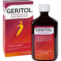 Geritol, Suplemento Líquido De Vitaminas E Ferro, Suporte En