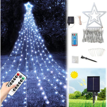 Decoração Solar De Natal Led Strip Light Enfeites De Árvore — foto 11