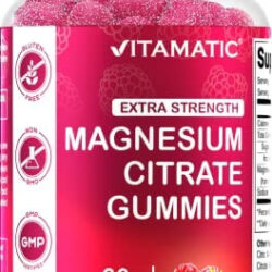 Gomas De Magnésio De Força Extra Vitamatic 255 Mg (mg Eleme