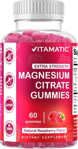 Gomas De Magnésio De Força Extra Vitamatic 255 Mg (mg Eleme