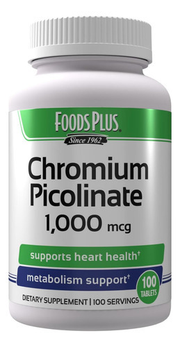Foodsplus Picolinato De Cromo 1.000 Mcg