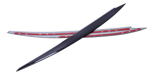 Faróis Pretos, Sobrancelhas E Pálpebras Trim Fit Mk7 Golf 7 - Imagem 3