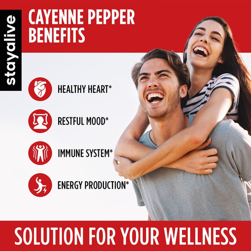 Stay Alive Pimenta Caiena 8000mg, Gengibre 1500mg, Alho 1500 - Imagem 5