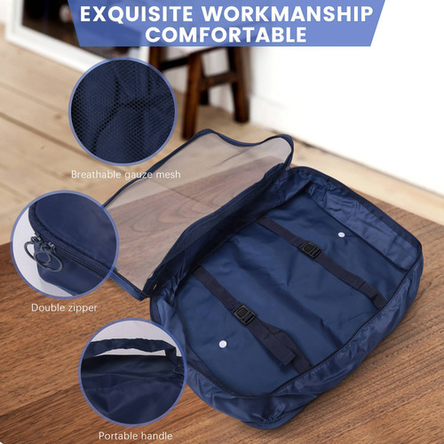 Conjunto De 7 Peças De Sacolas De Roupas, Embalagem Quadrada - Imagem 7
