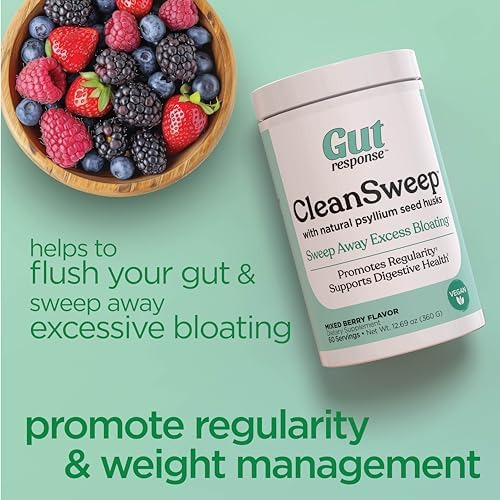 Gut Response Cleansweep Com Casca De Semente De Psyllium Nat - Imagem 5