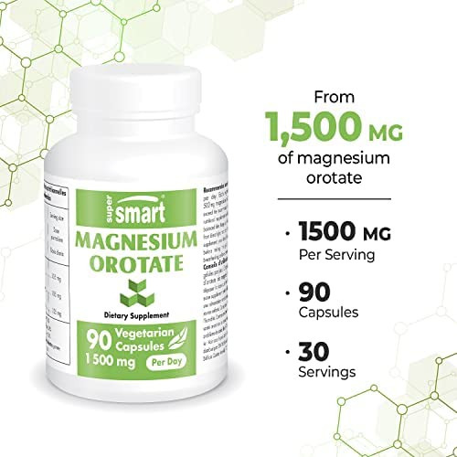 Supersmart - Orotato De Magnésio 1500 Mg Por Dia - Relaxante - Imagem 4