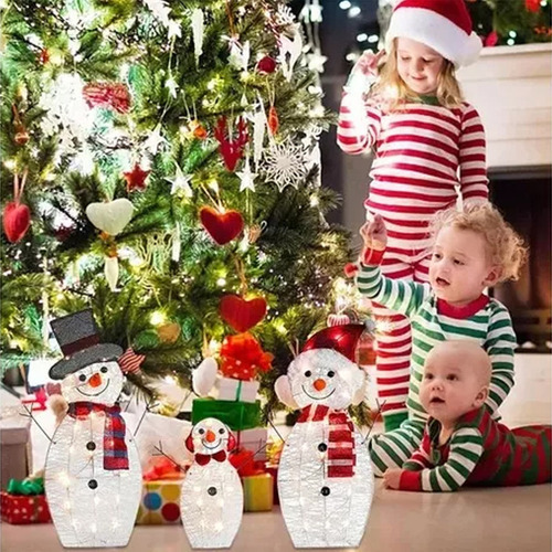 I Decoração De Boneco Natal Art Decoração Jardim Brilhante - Imagem 10