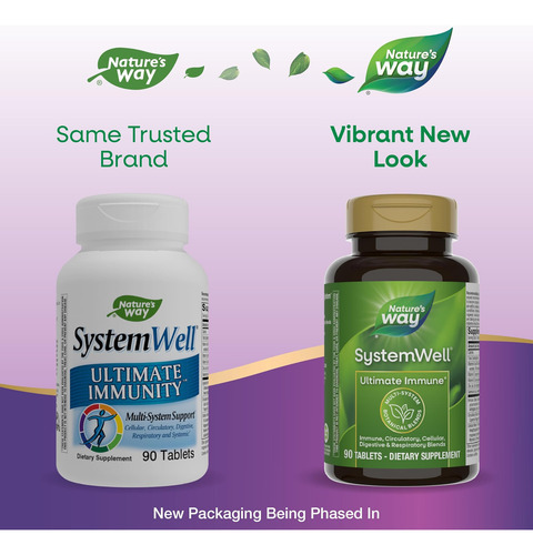 Natures Way Systemwell Ultimate Immune*, Com Vitaminas C, A, - Imagem 2