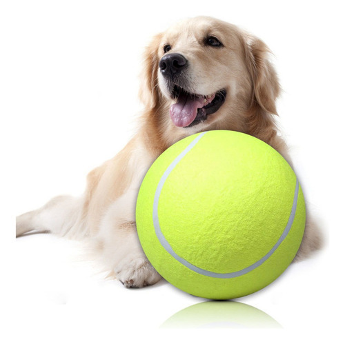 Bola De Tênis Gigante 24 Cm Pet Toy Assinatura Jumbo Big Ten - Imagem 2