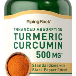 Piping Rock Curcumina Com Pimenta Preta 500 Mg | 240 Cápsula